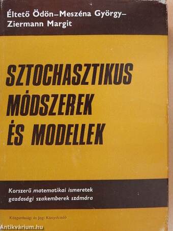 Sztochasztikus módszerek és modellek (dedikált példány)