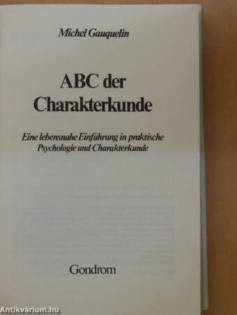 ABC der Charakterkunde