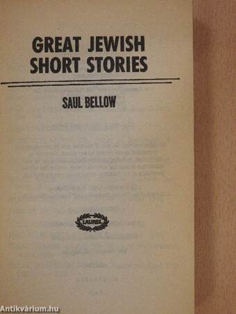 Great Jewish Short Stories