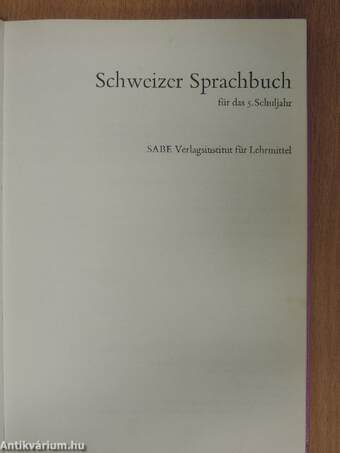 Schweizer Sprachbuch 