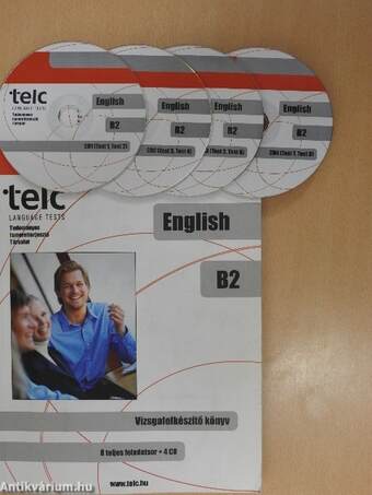 Telc English B2 Vizsgafelkészítő könyv - 4 CD-vel