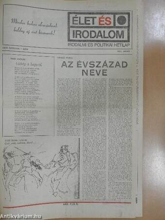 Élet és Irodalom 1988. (nem teljes évfolyam) I-II.