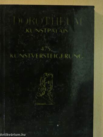 Dorotheum Kunstpalais 475. Kunstversteigerung 6. Oktober - 13. Oktober 1984, 29. Oktober - 6. November 194