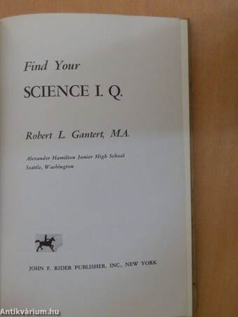 Find Your Science I.Q.