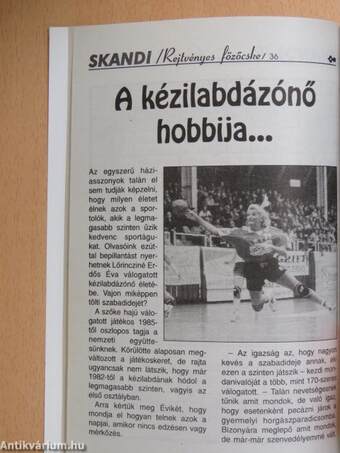 Skandi Rejtvényes főzőcske évkönyve 1998