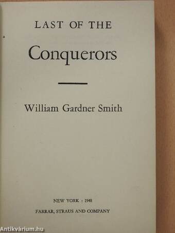 Last of the Conquerors