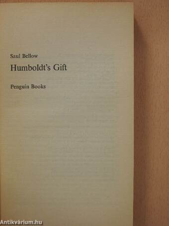 Humboldt's Gift 