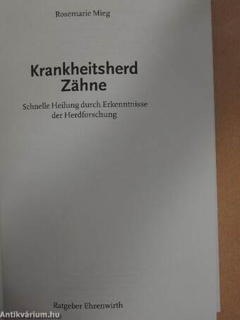 Krankheitsherd Zähne