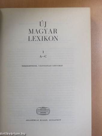 Új magyar lexikon 1-7.