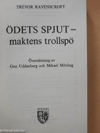 Ödets Spjut - maktens trollspö