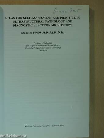 Atlas For Self-Assessment And Practice In Ultrastructural Pathology And Diagnostic Electron Microscopy