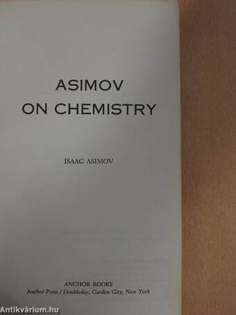 Asimov on Chemistry