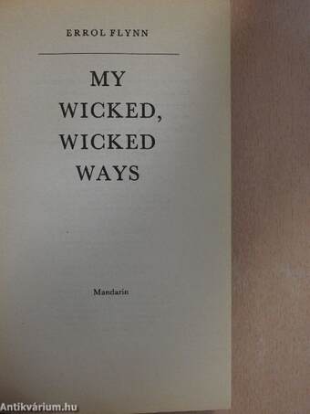 My Wicked, Wicked Ways