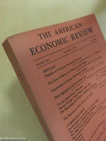 The American Economic Review September 1968
