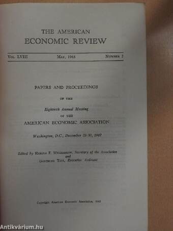 The American Economic Review May 1968