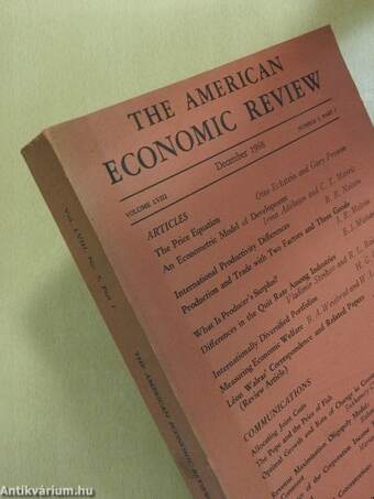 The American Economic Review December 1968 Part 1