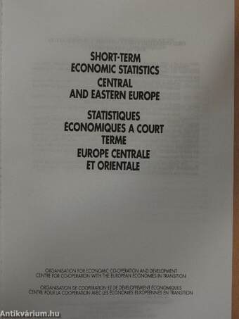 Short-Term Economic Statistics Central And Eastern Europe/Statistiques Économiques A Court Terme Europe Centrale Et Orientale