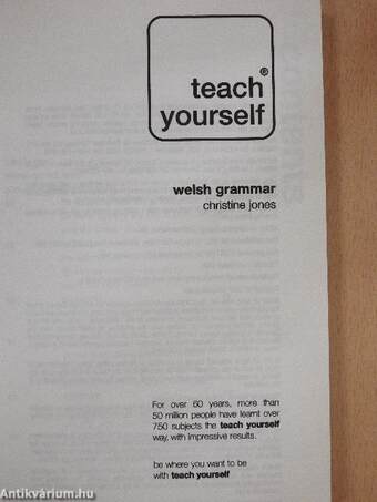 Teach Yourself Welsh grammar