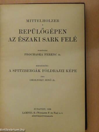 Repülőgépen az Északi sark felé