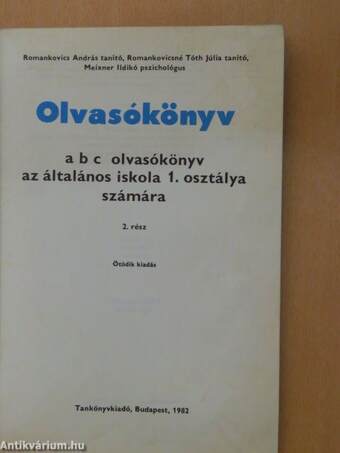 Olvasókönyv 1/2.