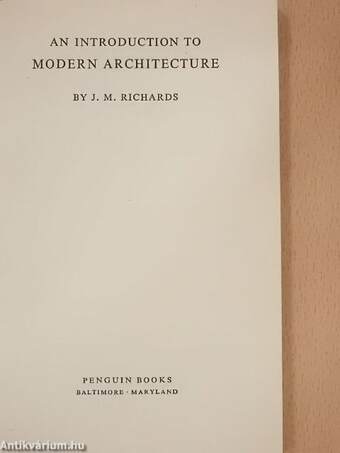 An Introduction to Modern Architecture