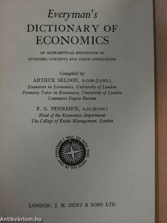 Everyman's Dictionary of Economics