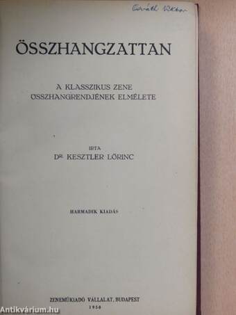 Összhangzattan