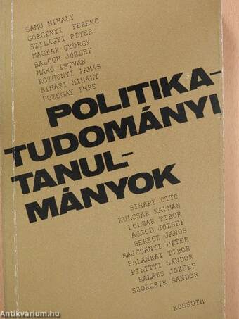 Politikatudományi tanulmányok