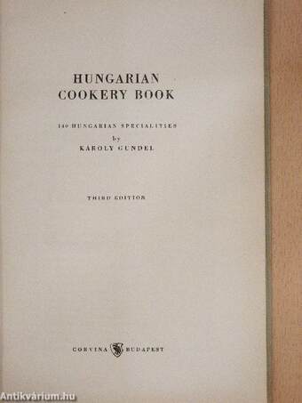 Hungarian Cookery Book