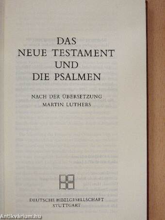 Das Neue Testament und die Psalmen