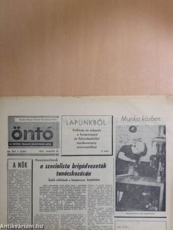 Öntő 1975. (nem teljes évfolyam)