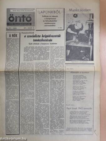 Öntő 1975. (nem teljes évfolyam)