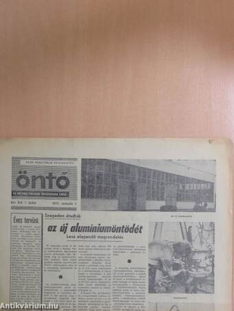 Öntő 1977. (nem teljes évfolyam)