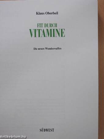 Fit durch Vitamine