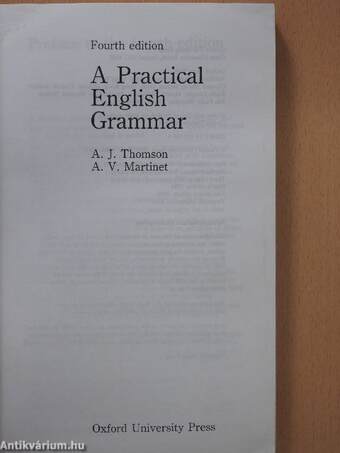 A Practical English Grammar