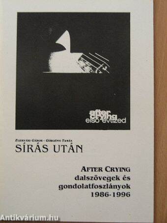 Sírás után