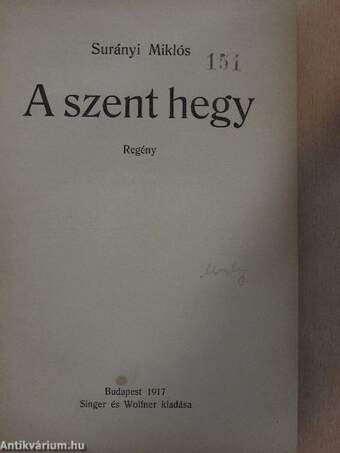 A szent hegy