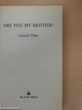 Are you My Mother?