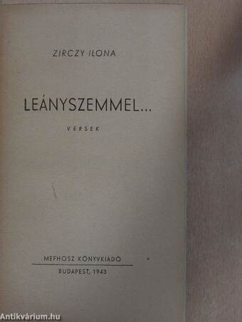 Leányszemmel...