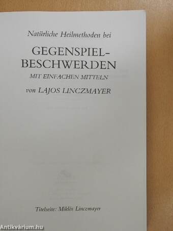 Natürliche Heilmethoden bei Gegenspiel-beschwerden