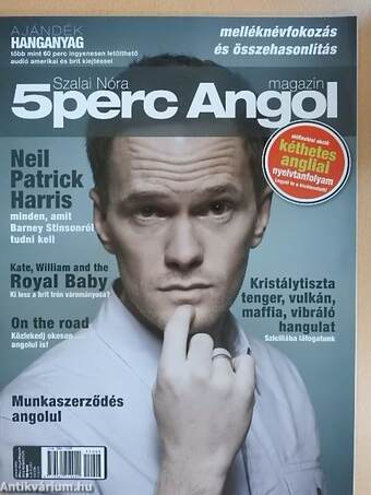 5perc Angol Magazin 2013. augusztus