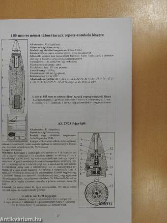 Jegyzet a katonai robbanótestek szerkezetének és működésének megismeréséhez és megértéséhez