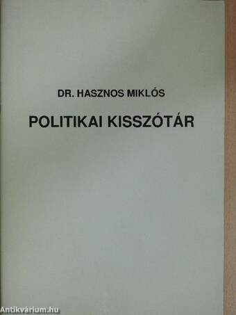 Politikai kisszótár