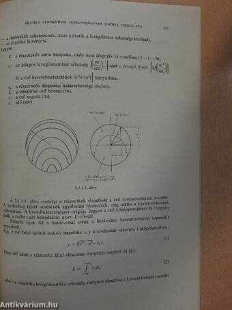 Áramló aeroszolok lecsapódásának modell vizsgálata