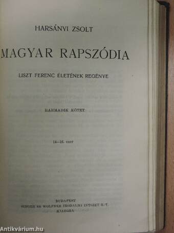 Magyar rapszódia I-IV.