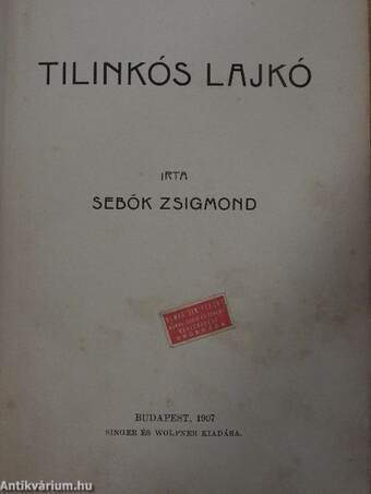 Tilinkós Lajkó/A doktor úr