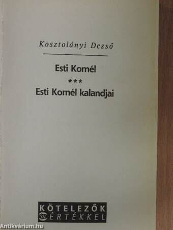 Esti Kornél/Esti Kornél kalandjai