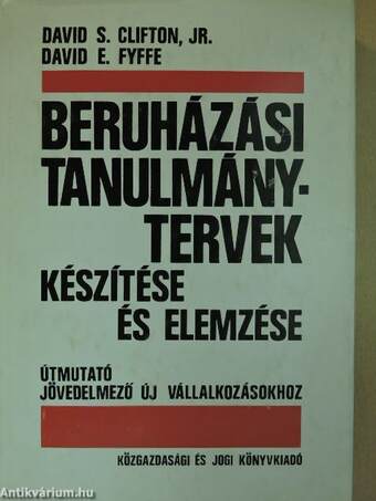 Beruházási tanulmánytervek készítése és elemzése