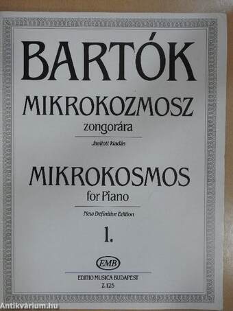 Mikrokozmosz zongorára 1.