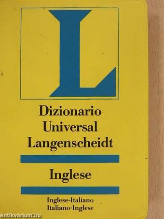 Langenscheidts Universal Dictionary English-Italian/Italian-English